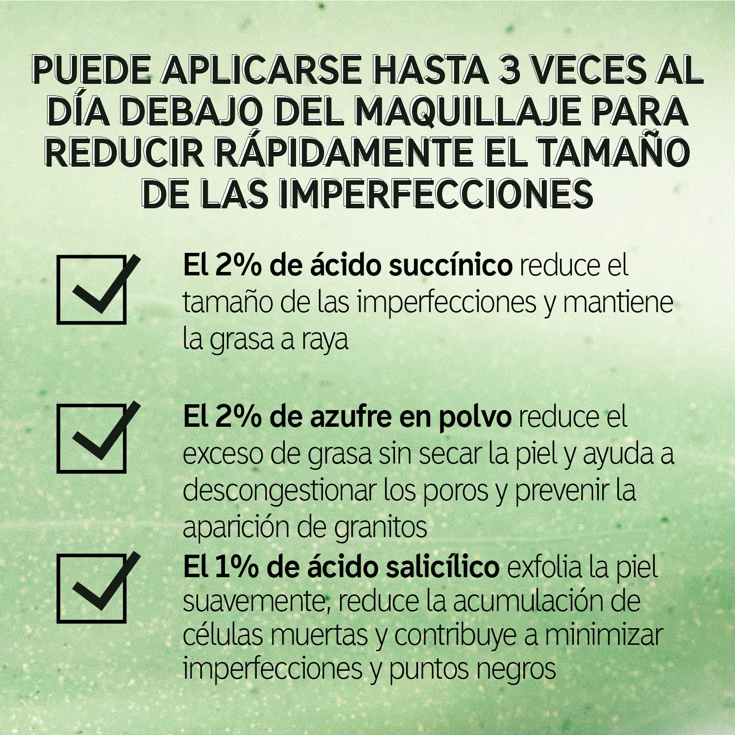 SUCCINIC ACID ACNE TREATMENT (TRATAMIENTO PARA ACN&Eacute;)